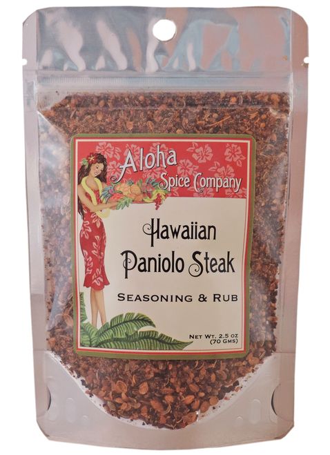 Aloha Spice Company - Hawaiian Paniolo Steak Seasoning & Rub - 2.5 oz. Stand Up Pouch