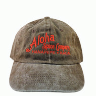 Black Aloha Spice Company 6 Panel Washed Cap