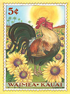 5 Cent Rooster Magnet