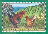 10 Cent Rooster Magnet