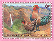 8 Cent Rooster Magnet