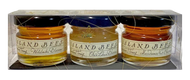 SKU #22

Ingredients: 100% Pure Organic Hawaiian Honey

 A adorable set of three amenity sized jars of Hawaiian honey. Included in each set is one of each Big Island Bees Hawaiian honey varieties: Lehua honey, Macadamia Nut Blossom honey and Wilelaiki honey. 

Jar size: 1 oz glass jar