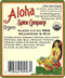 Aloha Spice Organic Lu'au BBQ Seasoning and Rub Ingredients