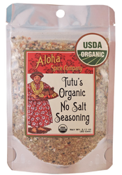 Tutu's Organic No Salt Seasoning - Stand Up Pouch