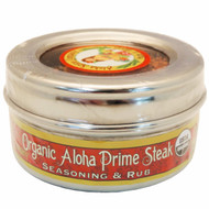 Organic Aloha Prime Steak Rub & Seasoning 3.6 oz. Stainless Steel Tin 