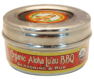 Organic Aloha Lu`au BBQ Rub & Seasoning 3.3 oz. Stainless Steel Tin 