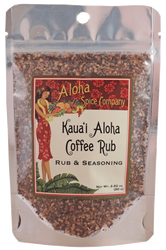 Kauai Aloha Coffee Rub & Seasoning - 2.82 oz. Stand Up Pouch
