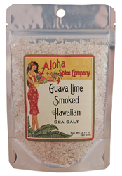 Guava Lime Smoked Hawaiian Sea Salt 2.11 oz. Stand Up Pouch