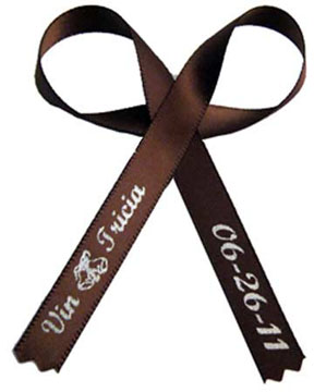 ribbon personalized favor