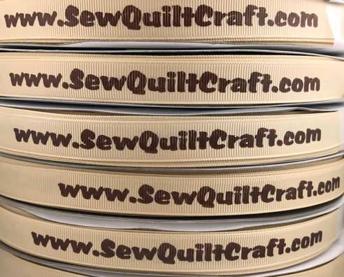 3/8 Grosgrain Personalized Ribbon