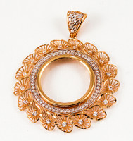 YELLOW GOLD PENDANT, 21K, Weight: 0g, YGPEND0231