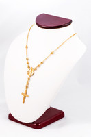 YELLOW GOLD NECKLACE, YG21KNECKLACE022, Size:Large, Weight:0g