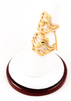 Yellow Gold Ring 21K, YGRING0017, Weight: 8.3g