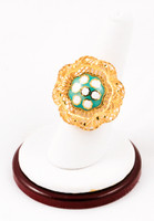Yellow Gold Ring 21K, YGRING0026, Weight: 8.7g