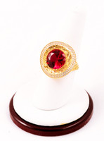 Yellow Gold Ring 21K, YGRING0031, Weight: 7.6g