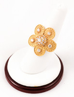 Yellow Gold Ring 21K, YGRING0034, Weight: 9.3g