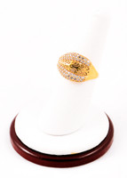 Yellow Gold Ring 21K, YGRING0046, Weight: 5.6g