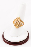 Yellow Gold Ring 21K, YGRING0050, Weight: 4.6g
