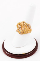 Yellow Gold Ring 21K, YGRING0059, Weight: 5g