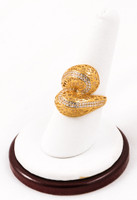 Yellow Gold Ring 21K, YGRING0060, Weight: 4.6g