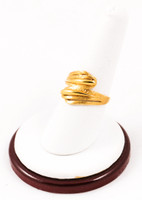Yellow Gold Ring 21K, YGRING0082, Weight: 5.4g