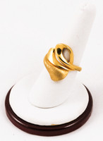 Yellow Gold Ring 21K, YGRING0089, Weight: 0g
