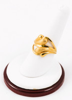 Yellow Gold Ring 21K, YGRING0093, Weight: 0g