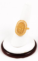 Yellow Gold Ring 21K, YGRING0141, Weight: 5.5g