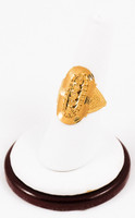 Yellow Gold Ring 21K, YGRING0142, Weight: 4.7g