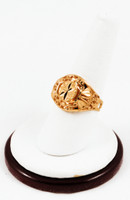 Yellow Gold Ring 21K, YGRING0154, Weight: 4.3g