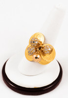 Yellow Gold Ring 21K, YGRING0160, Weight: 11.9g