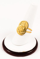 Yellow Gold Ring 21K, YGRING0168, Weight: 5.4g