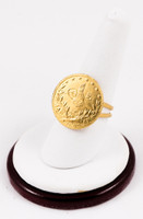 Yellow Gold Ring 21K, YGRING0170, Weight: 5g