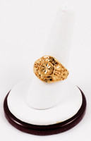 Yellow Gold Ring 21K, YGRING0177, Weight: 4.3g