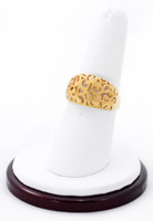 Yellow Gold Ring 21K, YGRING0193, Weight: 5.6g