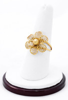 Yellow Gold Ring 21K, YGRING0200, Weight: 4g