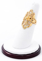 Yellow Gold Ring 21K, YGRING0210, Weight: 5g