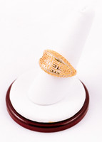 Yellow Gold Ring 21K, YGRING0218, Weight: 0g