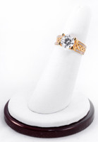 Yellow Gold Ring 21K, YGRING0229, Weight: 3.6g