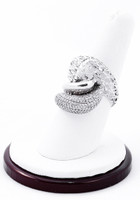 White Gold Ring, WGRING0008, Weight: 5.2