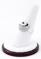 White Gold Ring, WGRING0009, Weight: 7.8