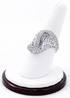 White Gold Ring, WGRING0011, Weight: 4.9