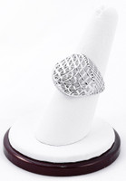 White Gold Ring, WGRING0019, Weight: 4