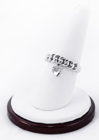 White Gold Ring, WGRING0033, Weight: 3.4