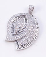 WHITE GOLD PENDANT, WGPEND004, 18K, Weight: 12g