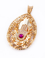 YELLOW GOLD PENDANT, 21K, Weight: 0g, YGPEND0006