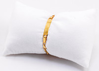 YELLOW GOLD BABY BANGLE, YGBaby0041, 21K, Size: Child Medium , Weight: 6.1g