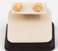 YELLOW GOLD EARRINGS, 21KT, Weight: 5g, YGEARRING21K0025