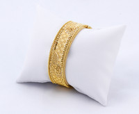 YELLOW GOLD INDIAN STYLE BANGLES, 21K, Size: Medium, Weight: 36.1g