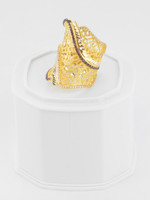 Yellow Gold Ring 21K , YGRING0243, Weight: 11g